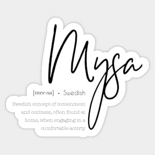 Mysa Sticker